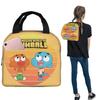 L'Incredibile Mondo di Gumball Cartone Animato Borsa Termica per Pranzo per Donne Bambini Portatile Scatole per Cibo Borsa Termica Tote