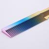 Electroplating Haircut Hairdressing Comb Colorful Rainbow Comb Portable Barber Hairdressing Tool Men Hair Salon Combs Brushes