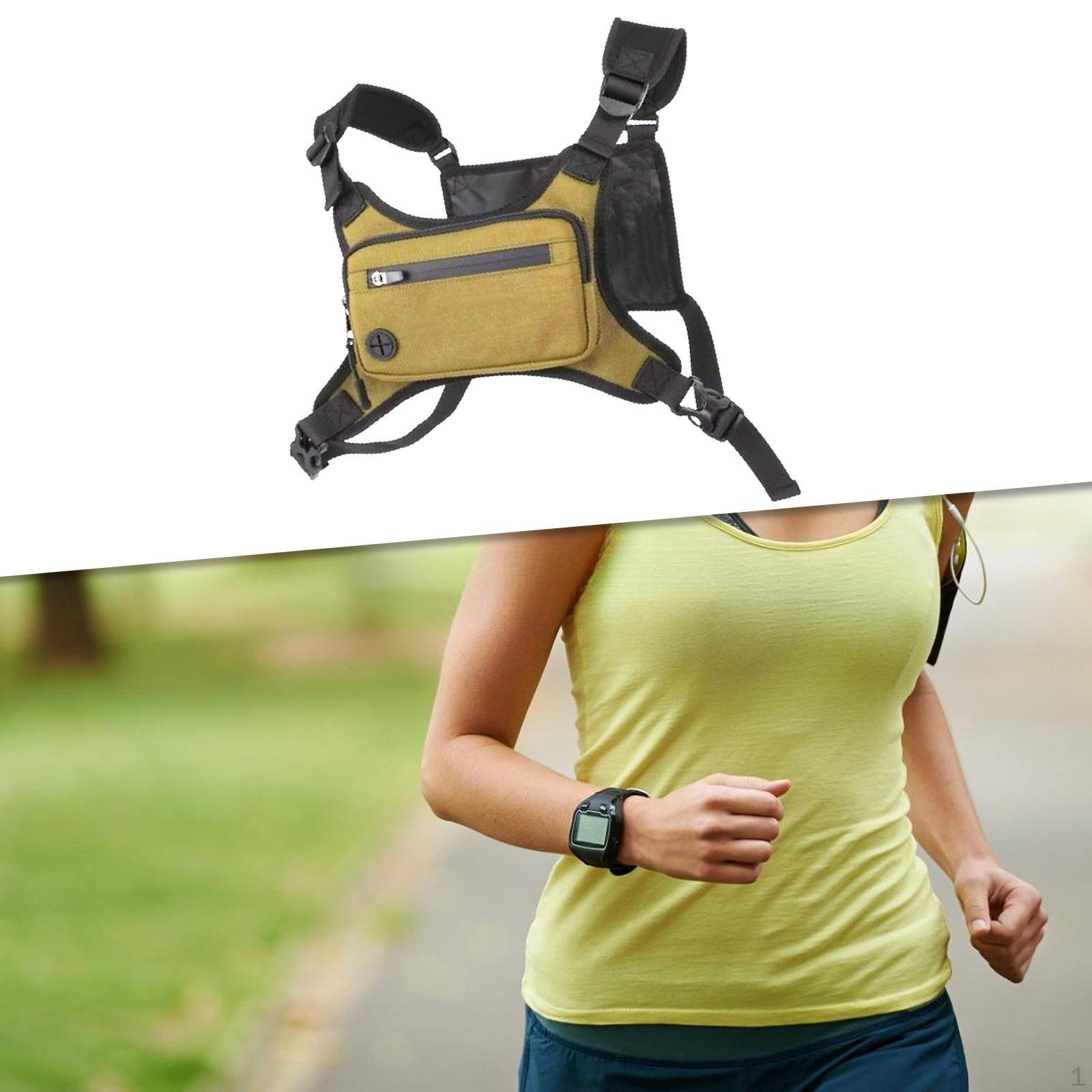 

Outdoor Sports Chest Bag Rig Pack Vest Breathable Cycling Accessories Pouch Adjustable for