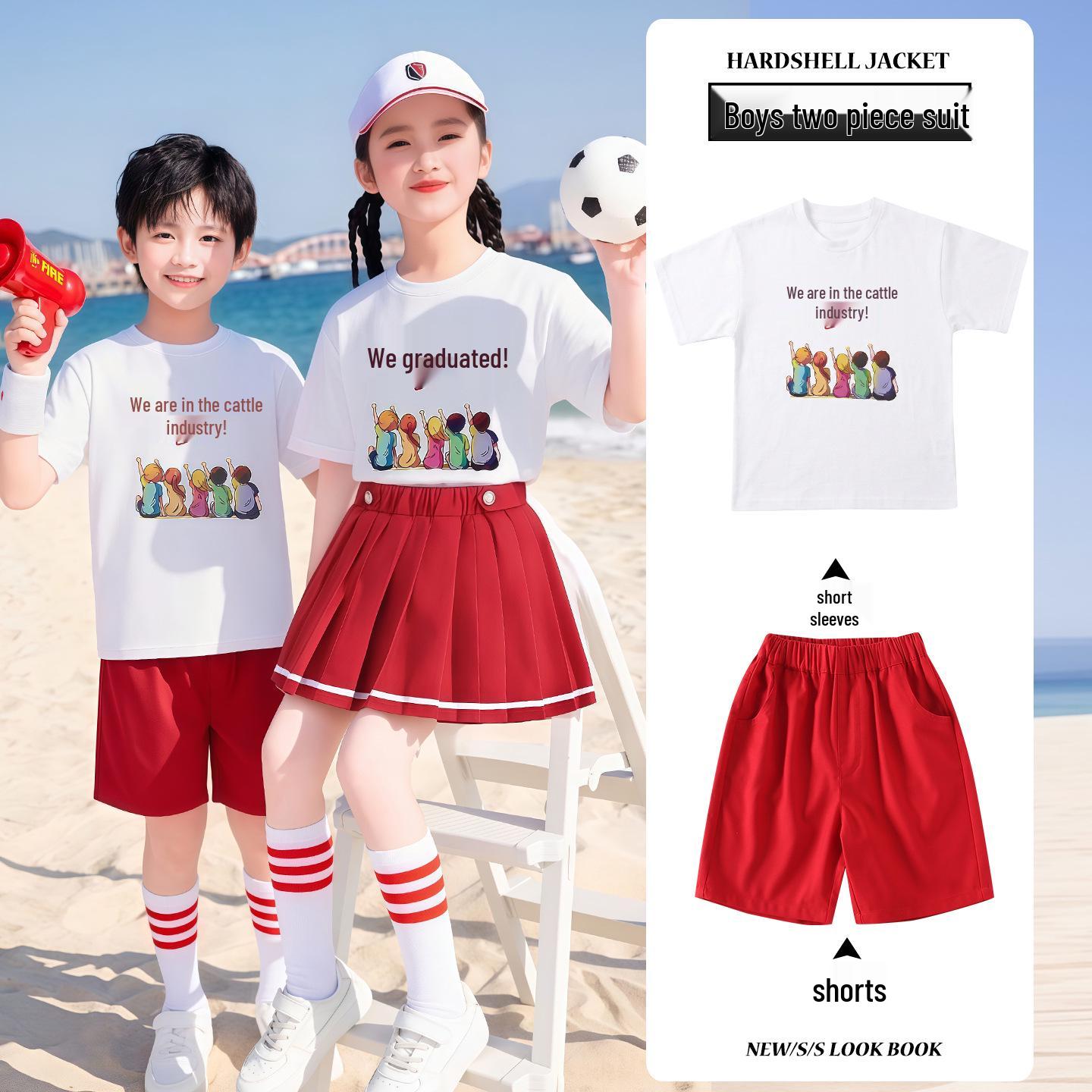 Children s British Style School Uniforms: Boys & Girls Primary and Kindergarten Sets for Large Chorus Performances. 110 cm