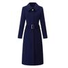 Women's Wool Blend Slim Fit Long Coat