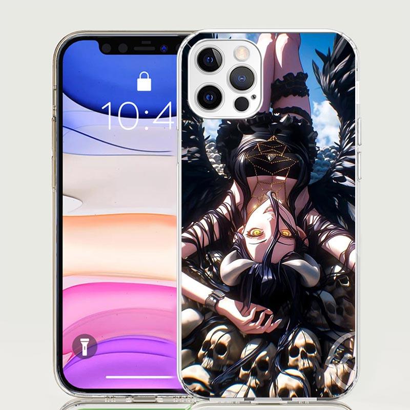 Albedo Overlord Anime Phone Case For iPhone 17 Air 16 15 Plus 11 14 Pro Max 13 Mini 12 7 8 + SE Pattern Art Customized Cover 17