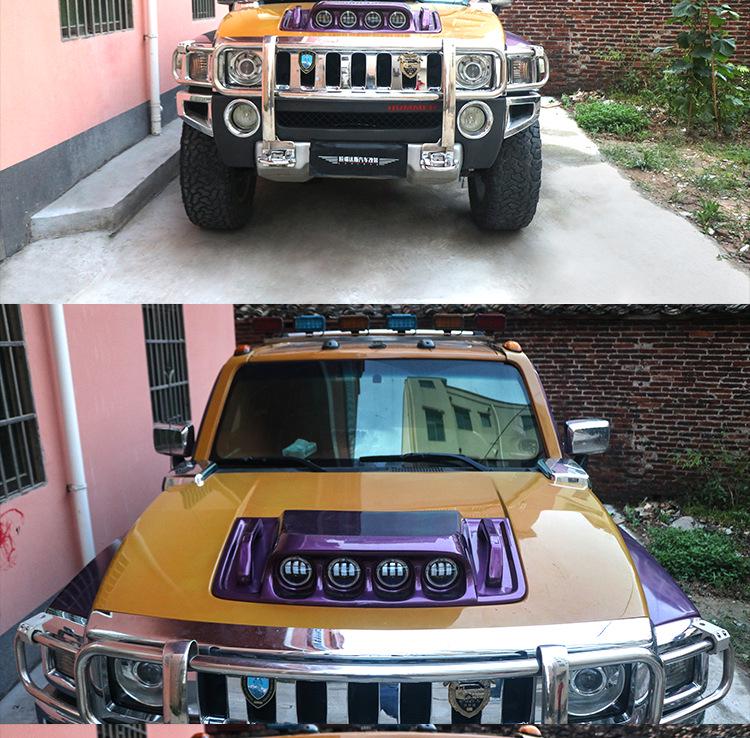 Hummer H3 Hood Scoop Spotlight & Light Kit for Exterior Accessories