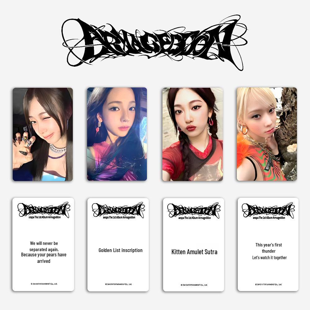 Aespa's 1st Full Album Armageddon Pop-up: Yujin Special Random Card POB