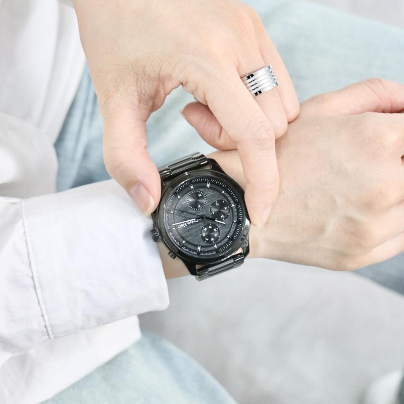 Calvin Klein Quartz Watch 44Mm Black Dial Men Watches 25200209