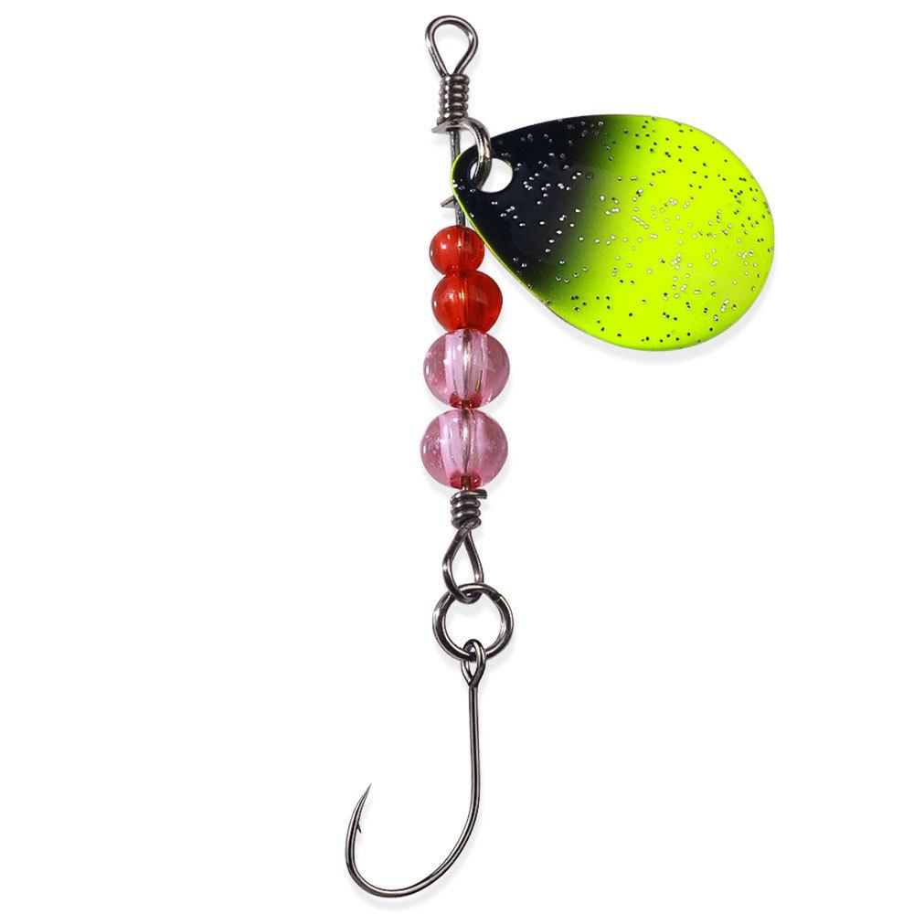 Lure Bait Spinner Sequins6cm2.2gSingle Hook Melon Seed Spoon Bionic Fake Bait Lure Fishing Bait Fishing Gear Fishing Supplies