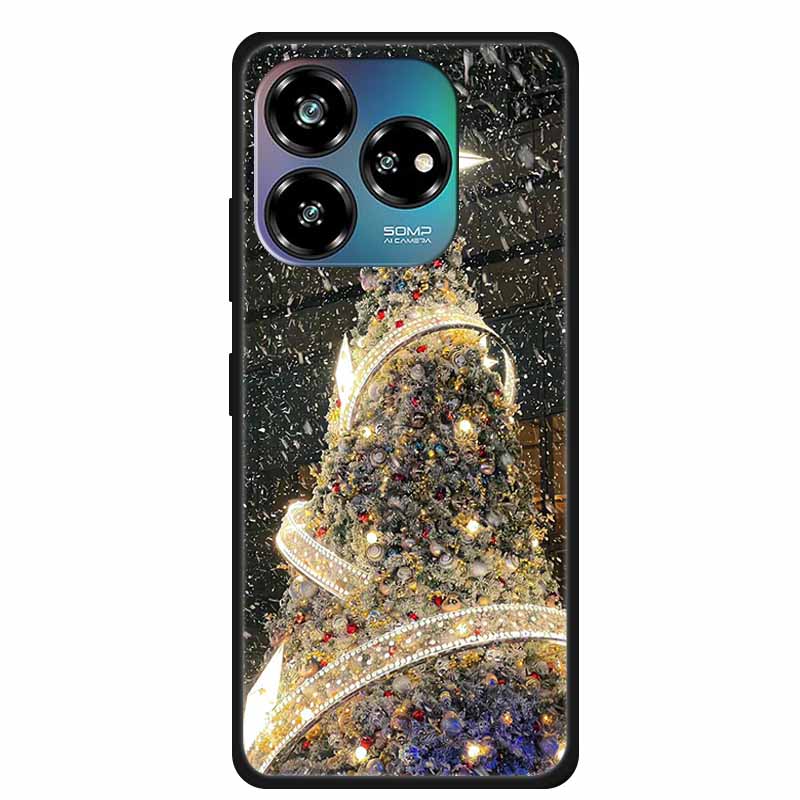 Christmas Lovely Cover For ZTE Axon 60 Lite Case  Axon60 50 40 Lite Pro Ultra 30 Soft Silicone TPU Phone Case For ZTE Axon 60 4G