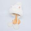 Winter Knit Beanie For Women With Cartoon Cat Ears And Windproof Warmth For Casual Wear