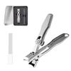 Nail Cutters with Nail File Large Opening Nail Clippers Toenail Cutter Stainless Steel Toenail Clipper Fingernail Cutter