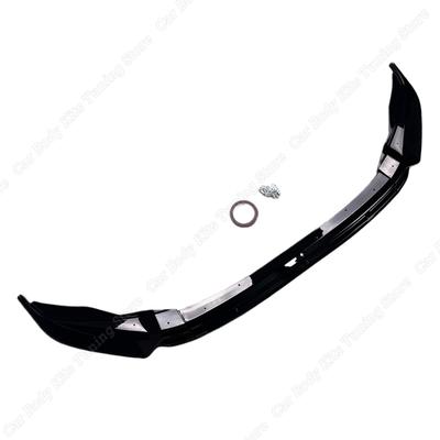 3PCS Front Bumper Splitter Lip For VW Volkswagen Tiguan MK2 R-Line 2017-2020 Spoiler Diffuser Chin Body Kits Gloss Black Tuning