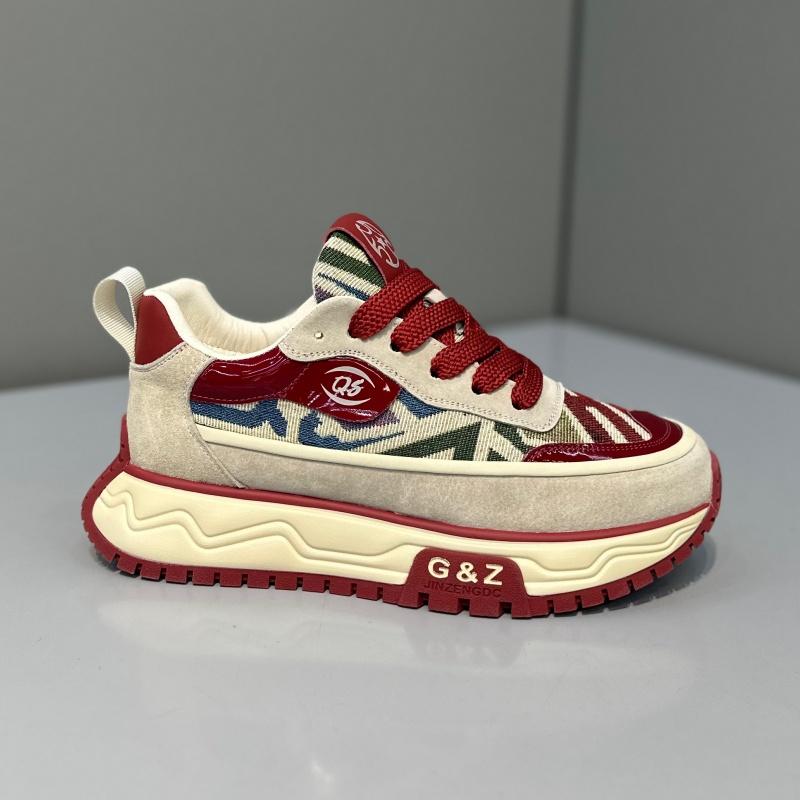 Spring men's shoes platform casual sports shoes