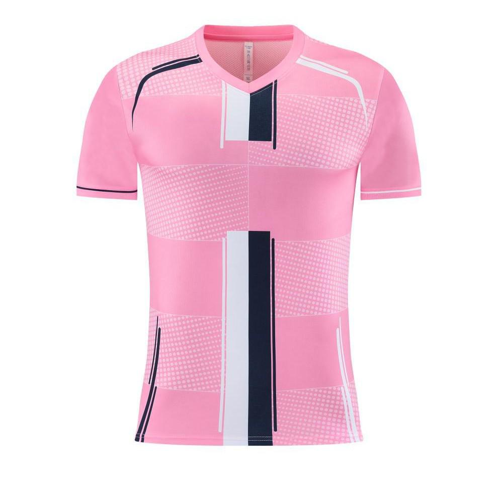 Custom Quick-Dry Polyester Football Jersey Short Sleeve Team Kit with Logo