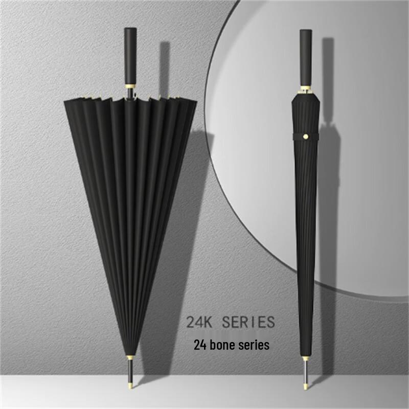 Ximengyuan Heavy-Duty 24-Rib Windproof Straight Umbrella
