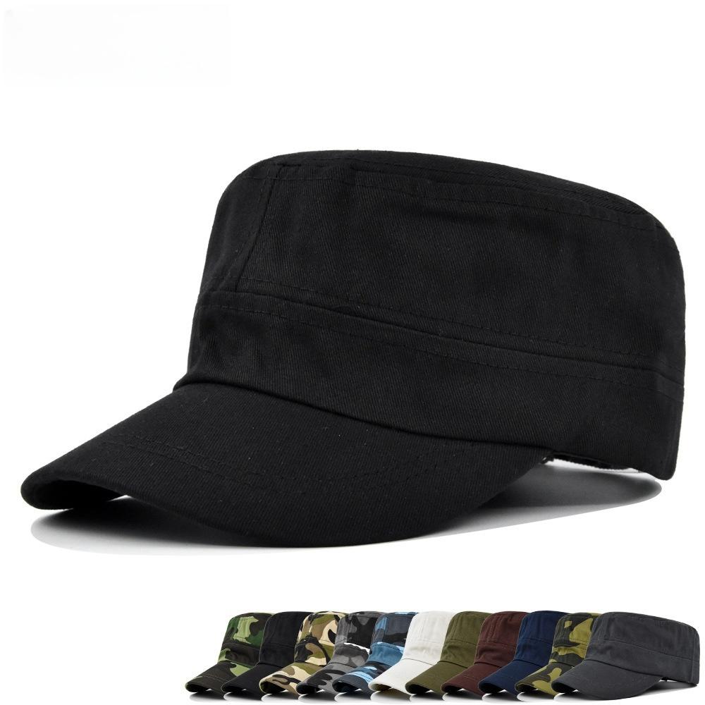 1Pc Summer Fashion Men Baseball Caps Camouflage Flat Cap Hats Women Men'S Outdoor Visor Training Camo High Quality