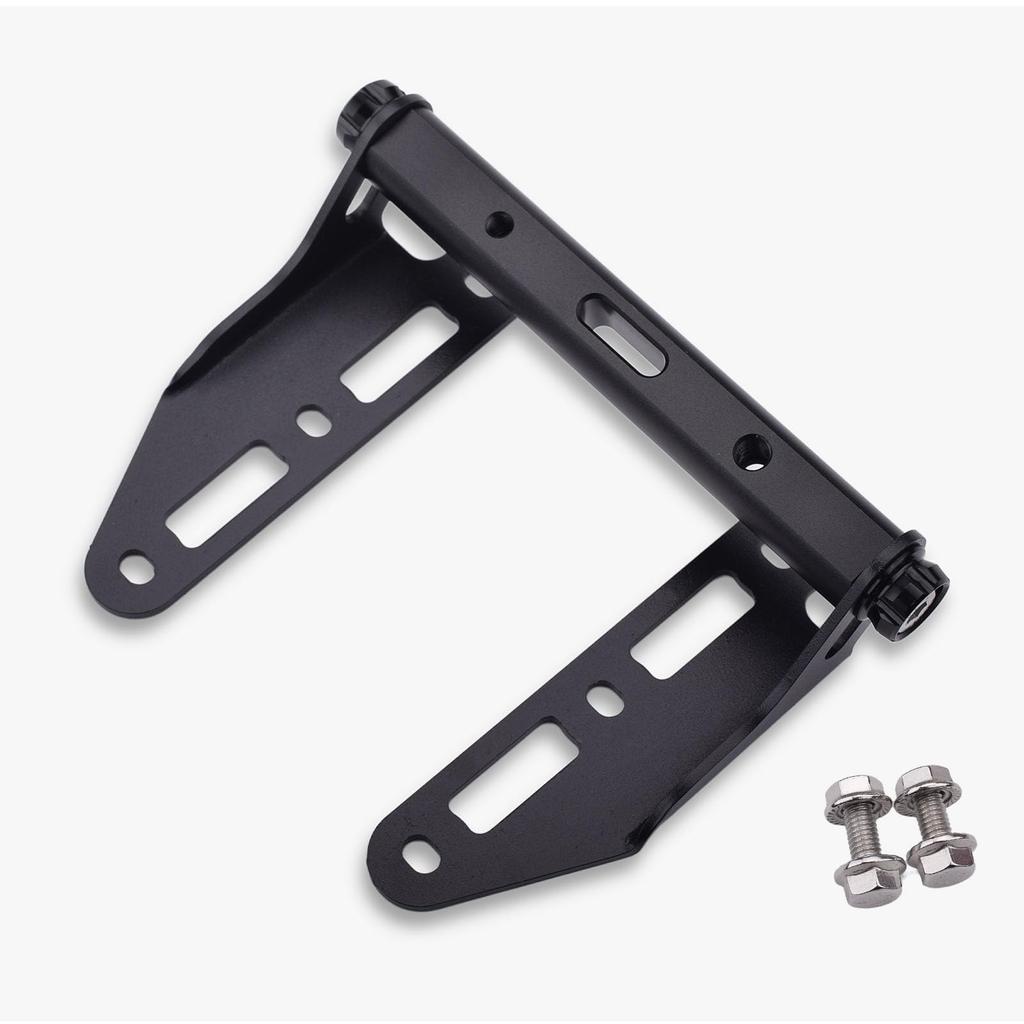 LEDISHUN Motorcycle Windscreen Offset Bracket for Suzuki 250SX V-Strom ('23) <8BK-EL11L> (Black)