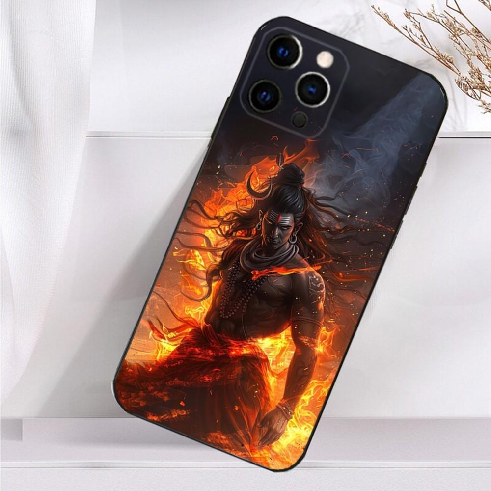 

Чехол для телефона Lord Shiva Mahadevs of Indiav для iPhone 16,15,14,13,12,11 Plus,Pro Max,XS,X,XR,SE,Mini,8,7 Мягкий силиконовый черный чехол iPhone16pro