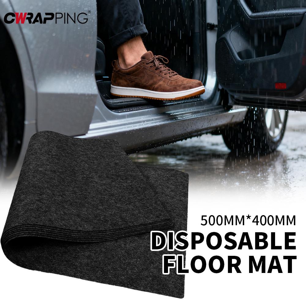 Car Mats Disposable Non-slip Pad 4/8Pcs Felt Wear-resistant Mat Accessories Decoration Decorations Interior Automobiles Parts