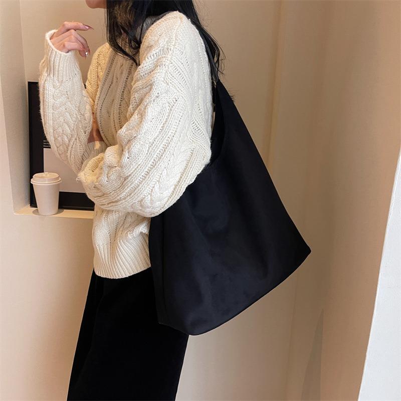 Retro soft-faced suede bread bag women's new summer large-capacity shoulder bag tote bag