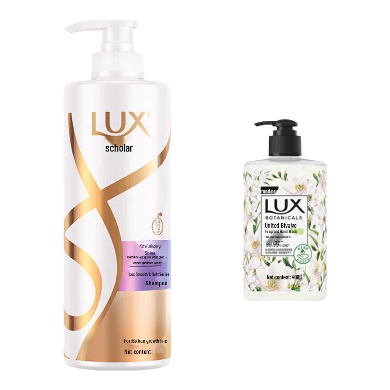 LUX Revitalizing Shine Shampoo & Freesia Hand Soap Bundle