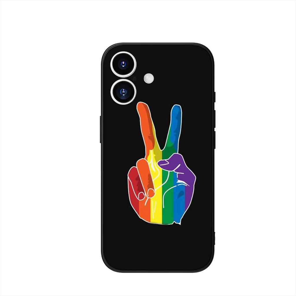 LGBTQ love is love Heart LGBT Phone Cover Case for OPPO A18 A16 A17 A38 A54 A40 A60 A80 A78 A79 A57 A55 A96 A15 A12 Casing
