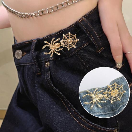1/3Pcs Waist Buckle Removable Design Adjustable Buttons Removable Slot Buckles