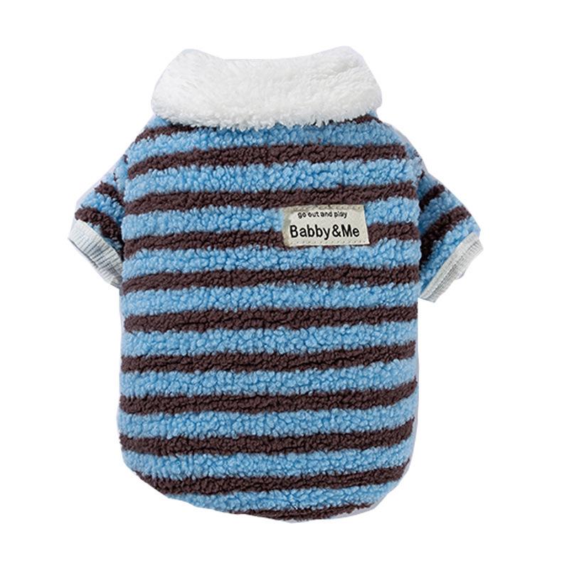 Cozy Fleece Two-Legged Outfit for Small Dogs & Cats - Autumn/Winter Wear for West Highland Terriers