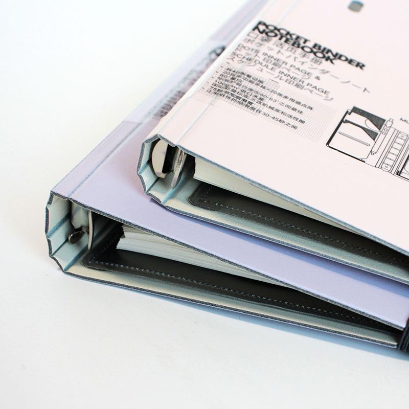 Compact Japanese-Style Notebook: A7 Pocket Book, A6 Note Pad, A5 Removable Ring Binder