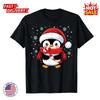 SALE - Penguin Christmas Candy Cane Snow Xmas Gift Unisex Inspired T Shirt S-5XL