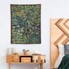 Arazzo da Parete con Piante Vintage, Classico Medievale Vintage Motivo Floreale Moderno Arredamento Murale, Floreale Retrò Arredamento per la Casa Per