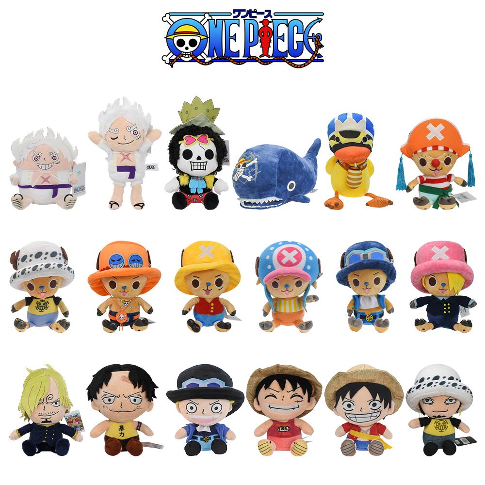One Piece Plüschtier Luffy Roronoa Zoro Tony Tony Chopper Stoffpuppe Rucksack Dekoration Spielzeug Anhänger Kinder Echtes Anime Geschenk