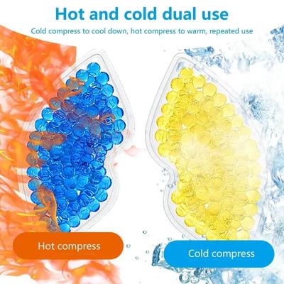 2pcs Reusable Facial Lip Eye Ice Pack Cold & Hot Compress For Injuries Pain Relief  Gel Beads for Daily Skincare Skin Care Tools