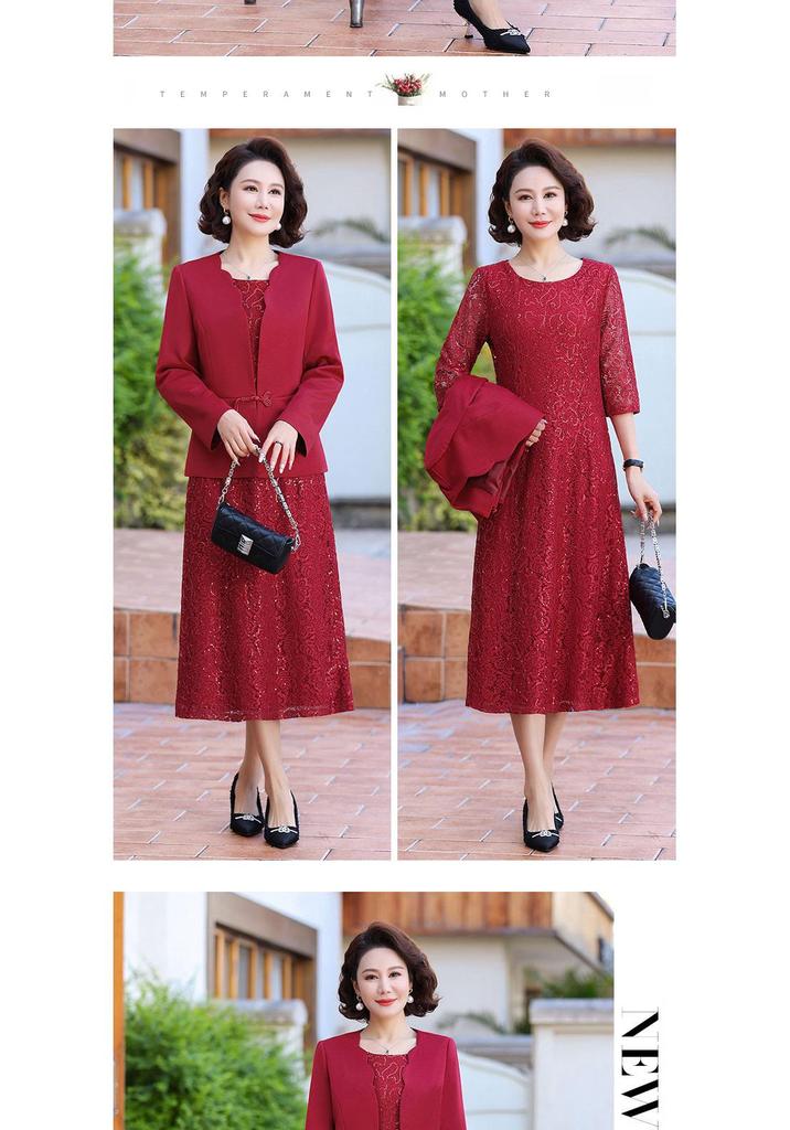 2026 Spring & Autumn Mother-in-Law Formal Wedding Dress Suit Skirt
