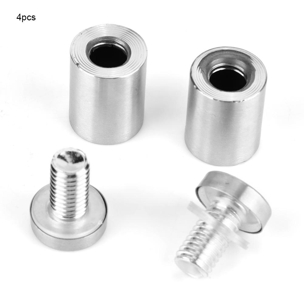 4pcs Stainless Steel Advertising Sign Fixing Screws Hollow Glass Standoff Pin (19*30mm)