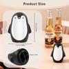Cute Penguin Magnetic Bottle Opener - Automatic Pop-Top Opener for Most Beer & Soda Cans, Strong Magnet for Home Bar Camping