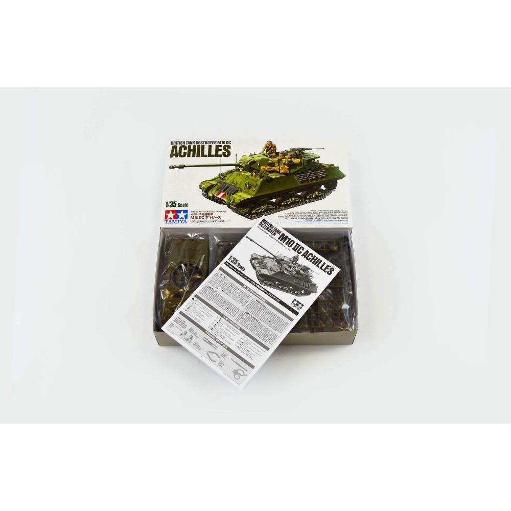 Tamiya 135 Military Miniature Series No.366 British Tank Destroyer M10 IIC Achilles Plastic Model 35366