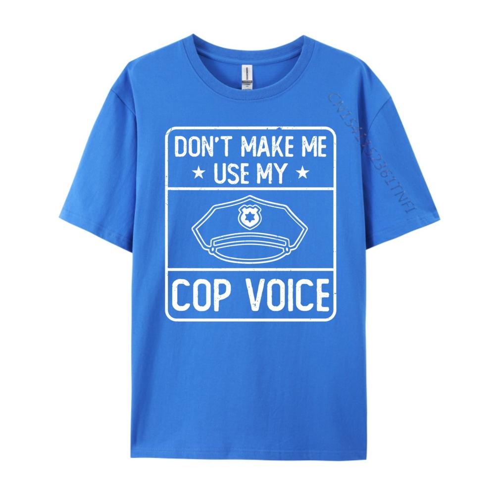 Camisetas Gráficas de Policial Cop Camisas De Hombre Estampadas Manga Curta Roupas de Luxo Respirável Estampado