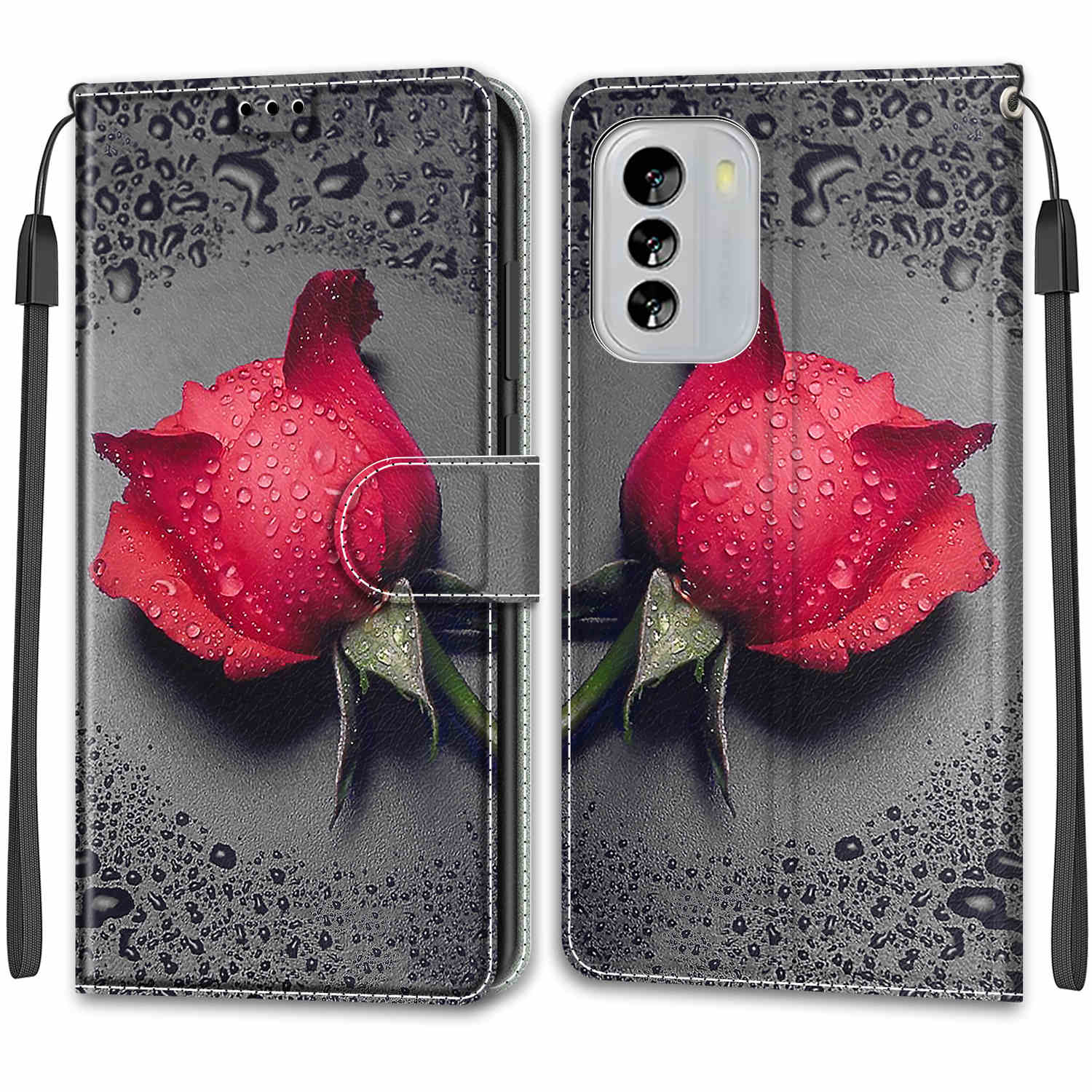 

Розкішний розписний шкіряний чохол для Nokia G60/G21/G11/G20/G10/C12/C22/C32/G42 Wallet Book Style Protective Cover для Nokia 6.3/Nokia C01 Plus/Nokia G310 Nokia G60 5G