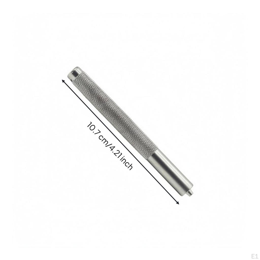 Circular 3mm Tip Mm Metal Punch Knurled Grip