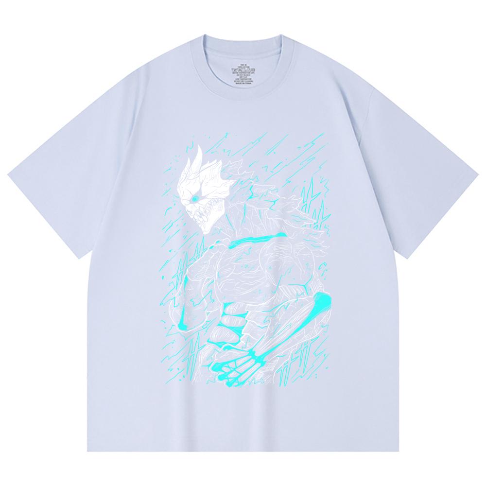 230 Gsm 100% Cotton Kaiju No 8 V8 Kafka Print Unisex Heavy Cotton T Shirt