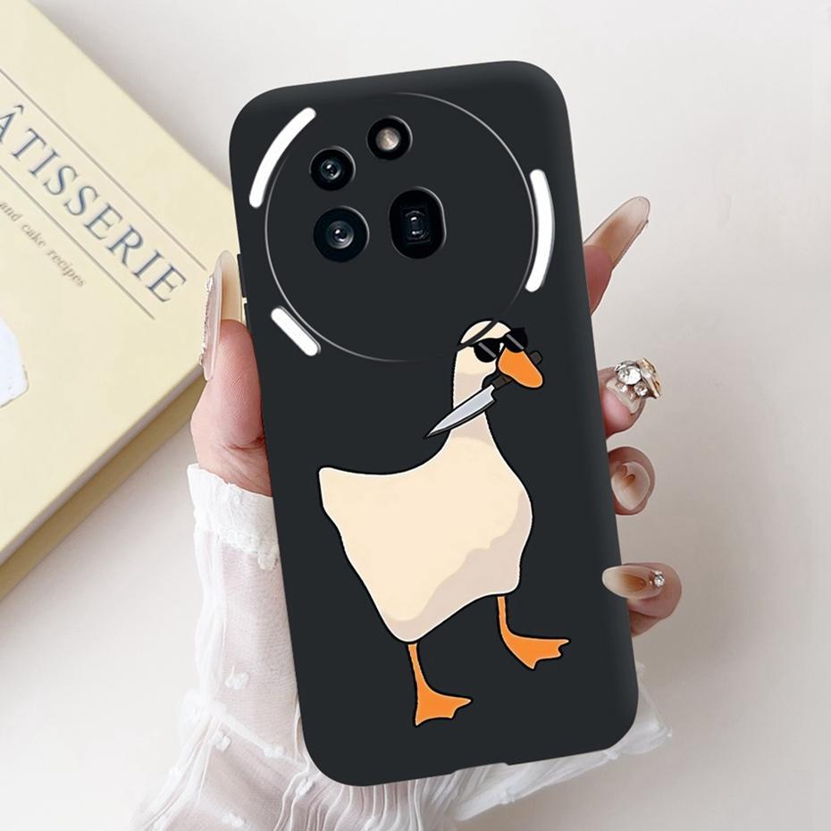 Fashion Painting Phone Case For Nothing Phone (3a) Pro Black Silicone Soft Cover For Nothing Phone3a 3a Pro Cases Bumpers