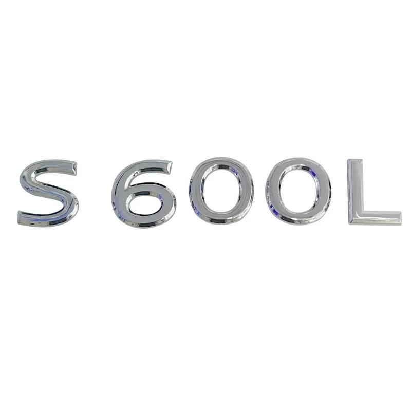 ABS Car Body Side Emblem Sticker Trunk Badge Decals for Mercedes Benz Maybach S400L S450L S480L S500L S580L S600L S680L Exterior