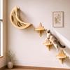 Heavy Duty Cat Wall Shelves Solid Wood Cat Wall Furniture Stable Cat Climbing System for Indoor