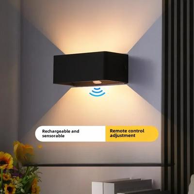 Wiederaufladbare Magnetische Wandleuchte Körpererkennung Schlafzimmer Nachttisch Ohne Verkabelung Ohne Bohren Flur Gang Wandleuchte