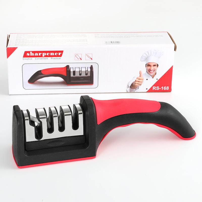 Four-Stage Multifunctional Kitchen Knife Sharpener