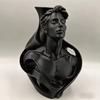3D Printed Human Bust Vase Artistic Sculpture Planter for Succulents Matte PLA Desktop