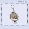 Acrylic Keychain Women Bai Xian Yun Yan Cute Anime Character Key Chain Man BL Couple Keyring Pendant Jewelry