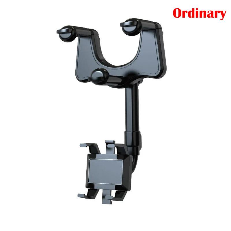 

Держатель для телефона в зеркало заднего вида, автомобильный держатель, держатель для мобильного телефона в автомобиль, универсальный вращающийся регулируемый телескопический 360° стенд для телефона в автомобиль Ordinary