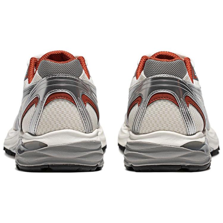 Asics Gel-Flux 4 Fashion Sports Fabric Synthetic Leather Cushioning Low-Top Training Running Shoes Women sneaker White Gray 1012B464-101