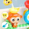 Baby Bath Water Toy Spray Monkey Spinning Fun Shower Toy Summer Soothing Baby Bath Emotional Toy