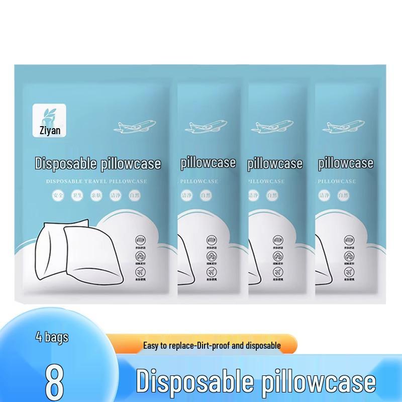 0.01 Angebot: Einweg Verdickter Reisekissenbezug Schmutzabweisende Hotel Schläferzubehör